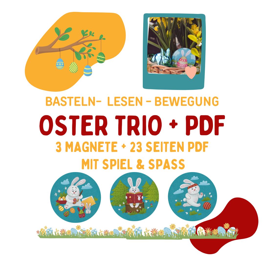 Oster Trio inkl. 23- seitiges PDF mit Lese-, Kreativ- und Sportideen